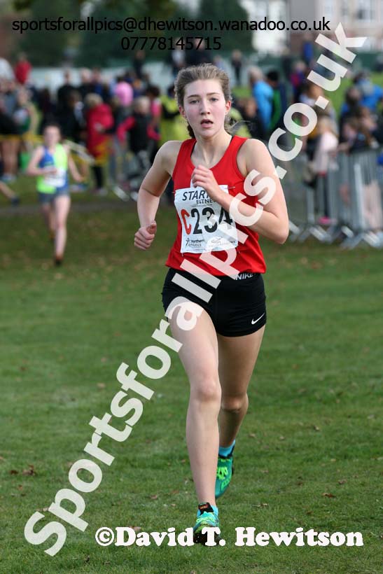 Girls under-15s Northern Cross Country Relays. Photo: David T. Hewitson/Sports for All Pics